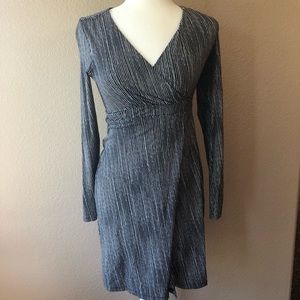 Athleta Black and White Long Sleeve Dress Size XXS
